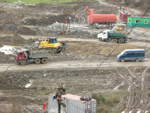 (2009.03.25) Незаконное строительство совмещенной дороги Адлер-Красная поляна