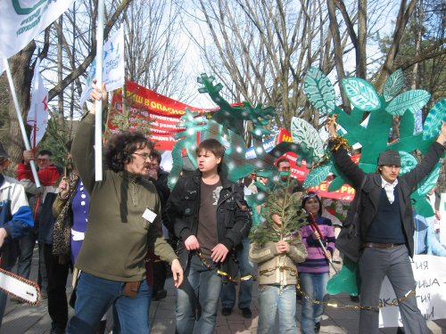 (2010.02.20) Митинг и демонстрация в защиту Утриша и Байкала в Краснодаре