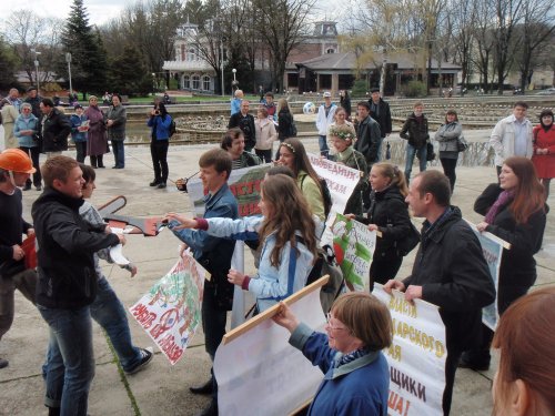 (2010.02.20) Митинг и демонстрация в защиту Утриша и Байкала в Краснодаре