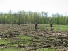 Поле вблизи хутора Заречный, "распаханное" Уралами при транспортировке незаконно вырубленного леса