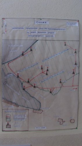 Схема расположения планируемых скважин "Роснефти" в ВБУ "Дельта Кубани"