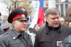 С.Митрохин и представитель милиции на месте остановки демонстрации