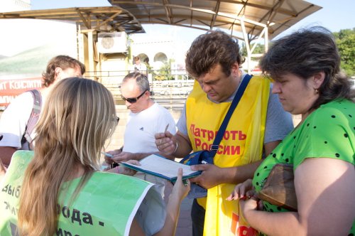 Всероссийская кампания за Химкинский лес. Митинг в Сочи