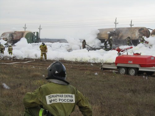 Авария поезда с нефтью компании "Таманьнефтегаз"