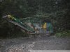 Дробилка, незаконно установленная в Кавказском заповеднике с целью переработки гравия, добываемого в пойме реки Шахе