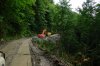 Изуродованные при строительстве дороги ландшафты и уничтоженный лес на территории Сочинского национального парка
