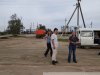 "Зеленые" активисты возле газпромовского завода на Славянских Кучугурах