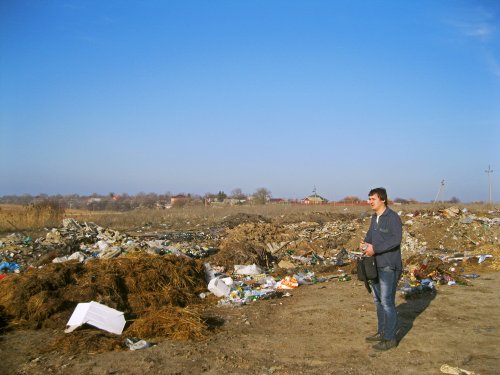 Свалка отходов возле хутора Шиловка