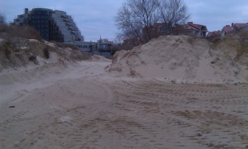 Незаконная добыча песка в Анапе