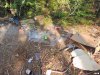 Помойка на месте лагеря сотрудников МЧС, тушивших пожар
