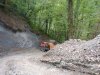 Изуродованные ландшафты при незаконном строительстве дороги на Энгельмановы Поляны