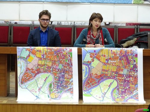 Этот "графический материал" должен был продемонстрировать жителям, что будет меняться в генеральном плане города