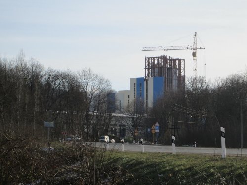 Вид на завод с северной стороны