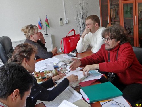 Дискуссия с членами комиссии из Департамента Рослесхоза по ЮФО в конторе Крымского лесничества