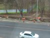 На Ростовском шоссе отсыпается и укатывается полоса для укладки асфальта 