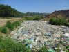 Озеро из пластикового мусора