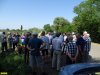Стихийный сход жителей села Красносельское на берегу реки Кочеты
