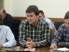Заместититель координатора ЭВСК Дмитрий Шевченко излагает позицию организации