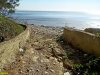 Незаконно построенная арендатором в Храпаковой щели дорога выходит прямо к берегу Чёрного моря