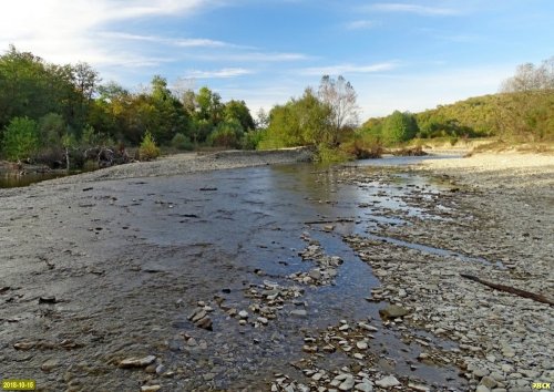 Река Пшада к северу от села Береговое (Геленджик)