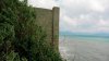 Выходящий к обрыву Чёрного моря незаконный забор в селе Мысхако (Новороссийск)