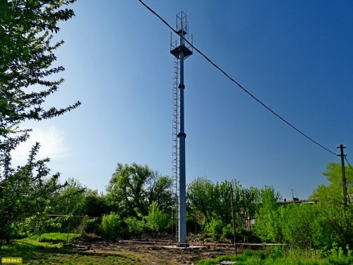 Станция сотовой связи в поселке Октябрьский Северского района
