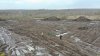 Активисты Экологической Вахты обследуют территорию, расчищенную под строительство новых карт для захоронения фосфогипса Белорече