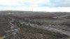 Новое захоронение фосфогипсовых отходов под Белореченском. Обширная территория, расчищена от плодородного слоя почвы и деревьев
