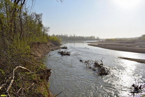 Река Белая на границе Белореченского района Краснодарского края и Республики Адыгея