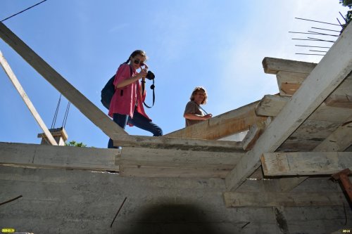 Инспекция ЭВСК незаконного строительства на крутосклоне (Джубга, Туапсинский район)
