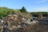 "Живописные" горы разнородного мусора на Холмской свалке