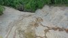 Токсичные потоки стекают с оползневой части Лермонтовской свалки в ручей (Туапсинский район)