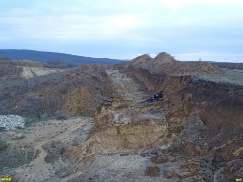 Закрытый песчаный карьер Световского месторождения (Крымский район)