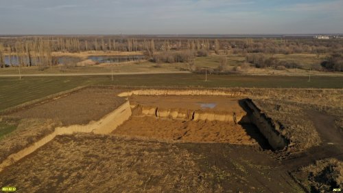 Карьер Тбилисского IV месторождения глин, вид сверху