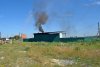 Завод по сжиганию медотходов в посёлке Энем со своим отвратительным по цвету и составу дымом