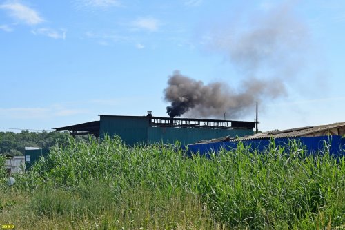 Зловещий "след" работы завода по сжиганию медотходов (пос.Энем, Тахтамукайкий район Адыгеи)