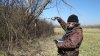 Координатор ЭВСК А.Рудомаха фотографирует местность с помощью квадрокоптера в перспективной ООПТ Новоукраинский лес