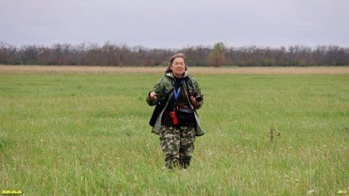 Волонтёр Е.Чеботарёва в перспективной ООПТ Устименкова падь