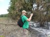 Волонтёр Д.Петраускас на обследовании перспективной ООПТ Петруцкий дубняк Челбаса
