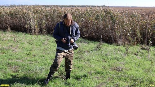 Д.Матвеев на обследовании перспективной ООПТ Дрижин высокий берег