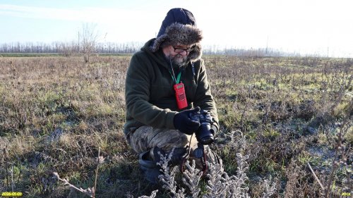 Координатор ЭВСК А.Рудомаха на обследовании перспективной ООПТ Сметанинская луговина