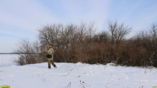 Д.Матвеев на обследовании перспективной ООПТ Новодонецкая роща