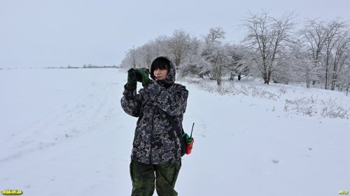 М.Валеева на обследовании перспективной ООПТ Новорождественские косогоры