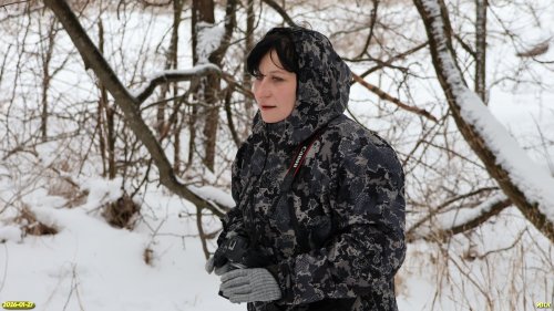 И.Валеева на обследовании перспективной ООПТ Парково-Восточненская роща