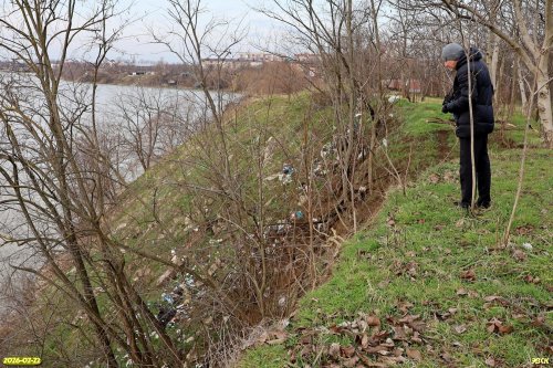 С.Симонов на обследовании перспективной ООПТ Вавиловская роща