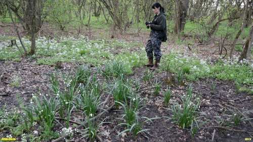 И.Валеева на обследовании перспективной ООПТ Афипский лес