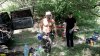 Подготовка к приготовлению еды на привале на территории перспективной ООПТ Черновская лесостепь