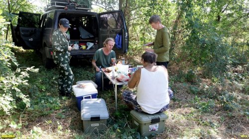 Обед на территории Барыбинского Кута