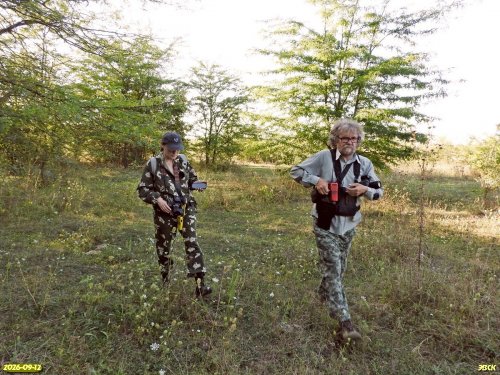 Координатор ЭВСК А.Рудомаха и И.Валеева на окраине Малининского леса