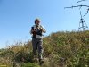 Координатор ЭВСК А.Рудомаха на обследовании Кургана Барыбинский